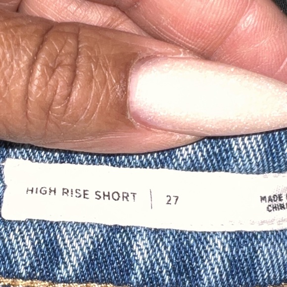 PacSun Women Jeans Shorts with Embroidery 27 - Picture 7 of 7